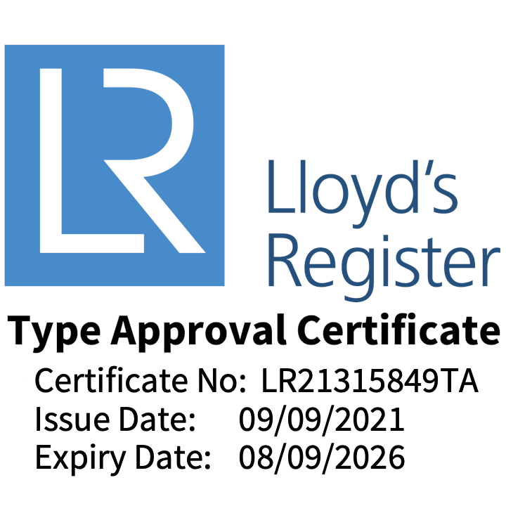 Lloyd's Register Type Approval Zertifikat